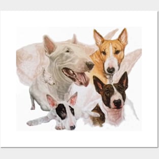 Bull Terrier Medley Posters and Art